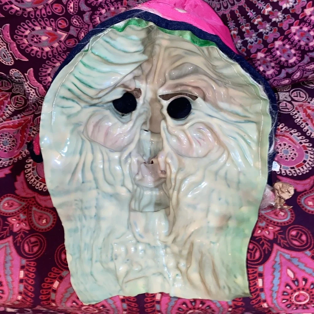 Vintage Fun World Latex Ghoul mask. OS